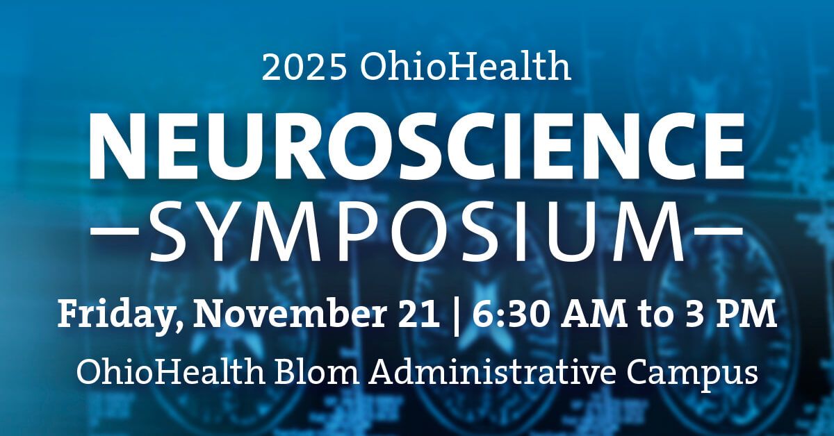 2025 OhioHealth Neuroscience Symposium Banner